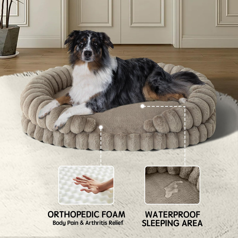 BALANCE Tapis chien rebord de soutien moelleux pour le confort