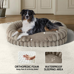 BALANCE Tapis chien rebord de soutien moelleux pour le confort