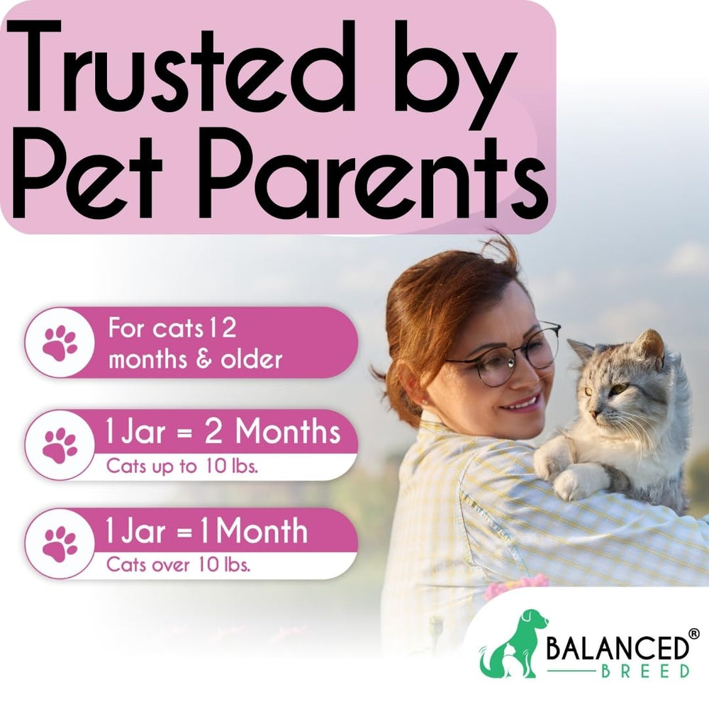 Balanced Breed L-Lysine, produit approuvé par vétérinaires et pharmaciens.