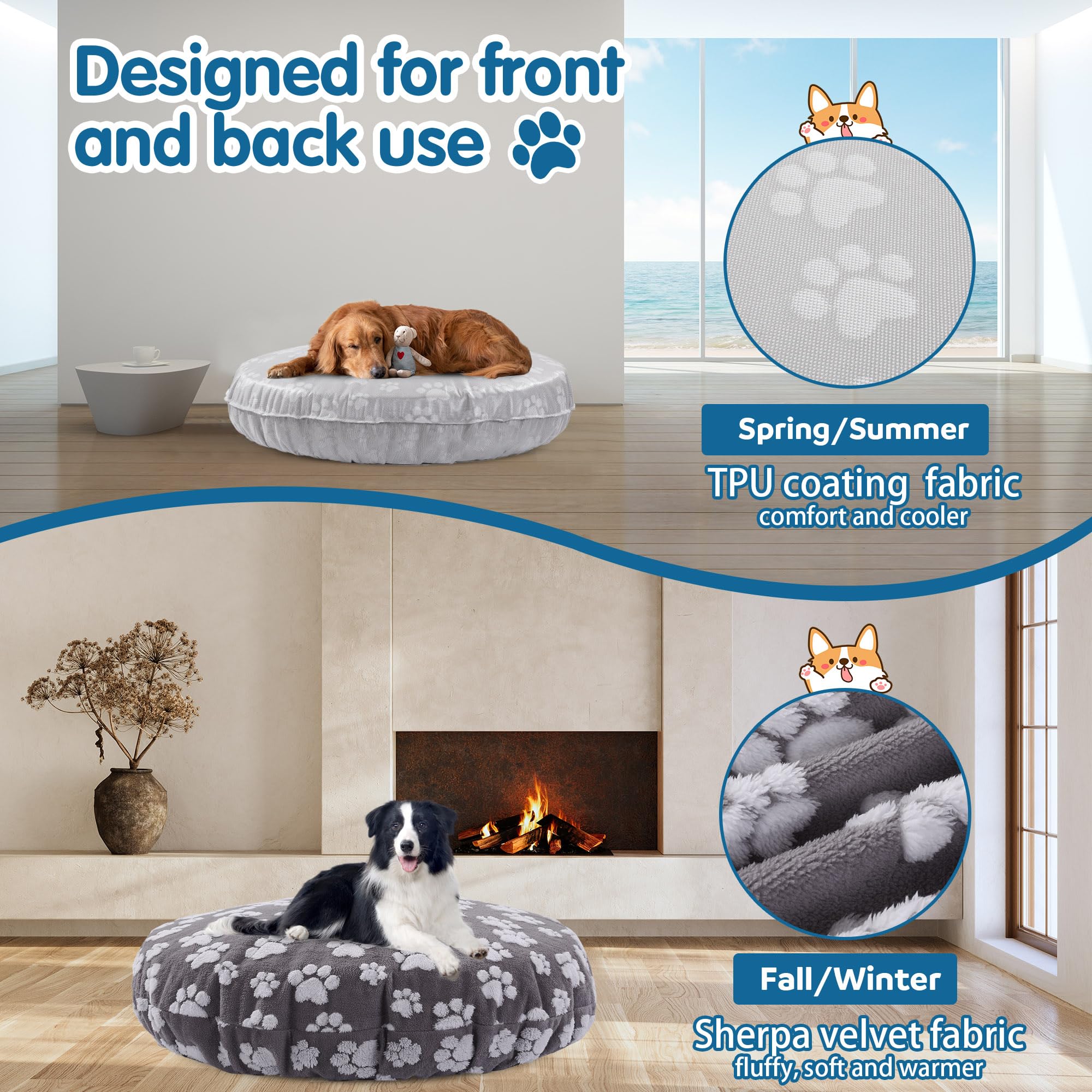 BALAPET design réversible double-face pour varier les styles