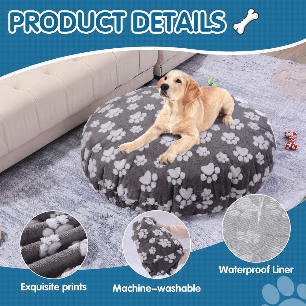BALAPET housse avec élastique 360°, ajustement sûr sur lit rond