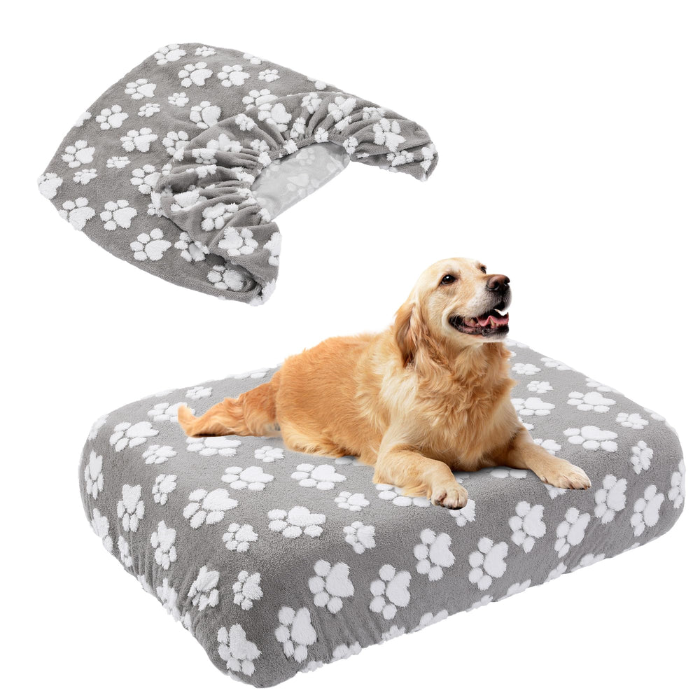 BALAPET housse lavable avec imprimé pattes pour chien, toucher doux