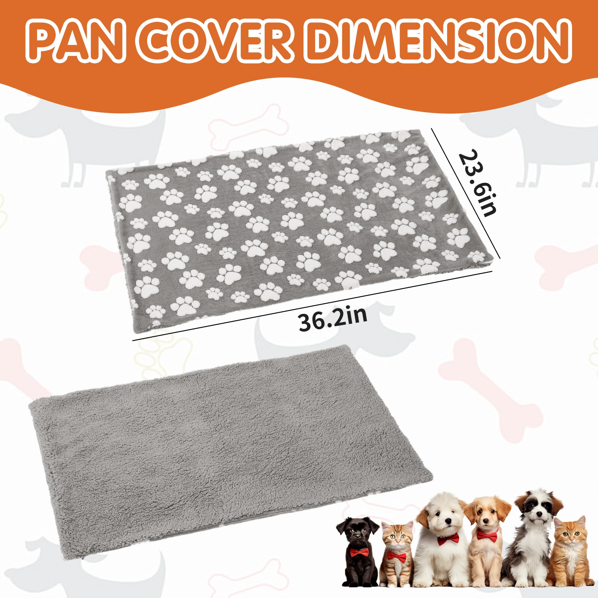 Balapet housse pan de cage 36x23, ajustement sûr et facile à nettoyer.