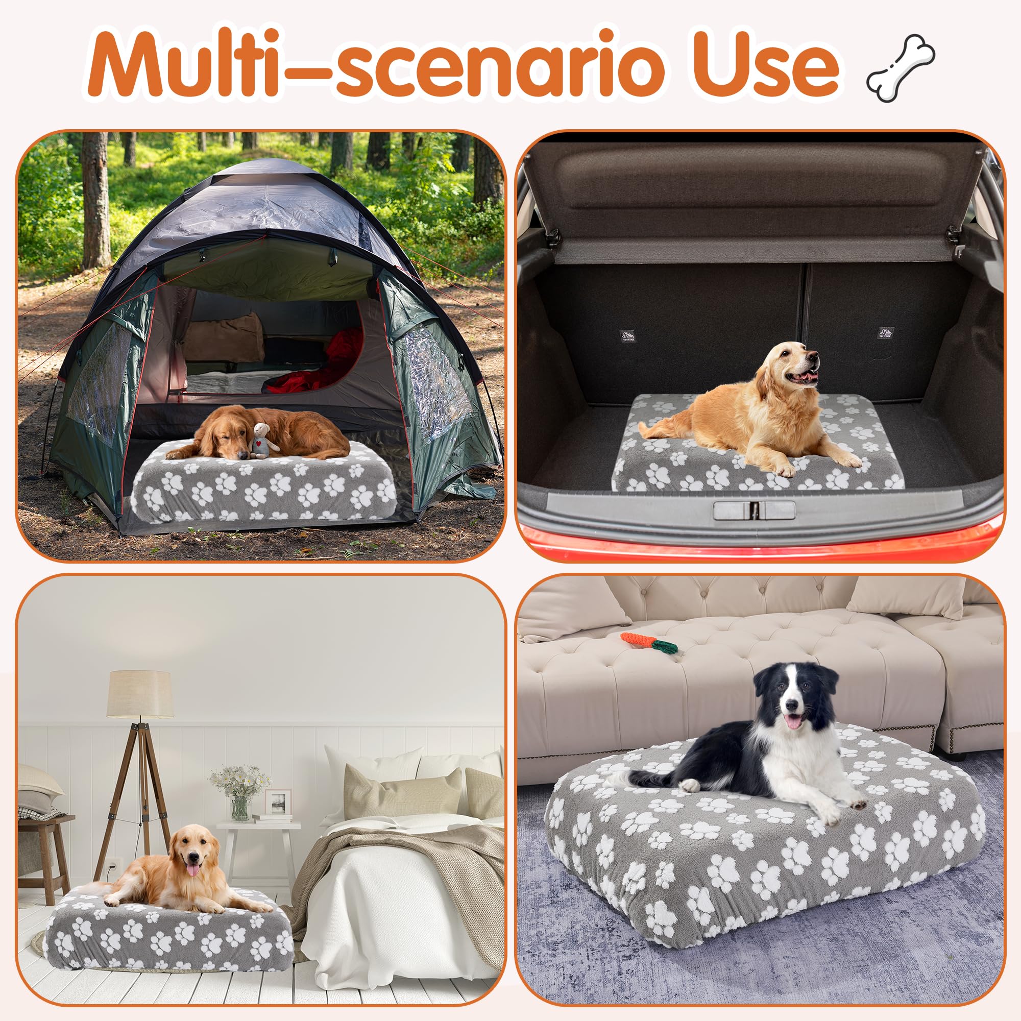 BALAPET housse remplaçable pour lit chien, remplacement pratique