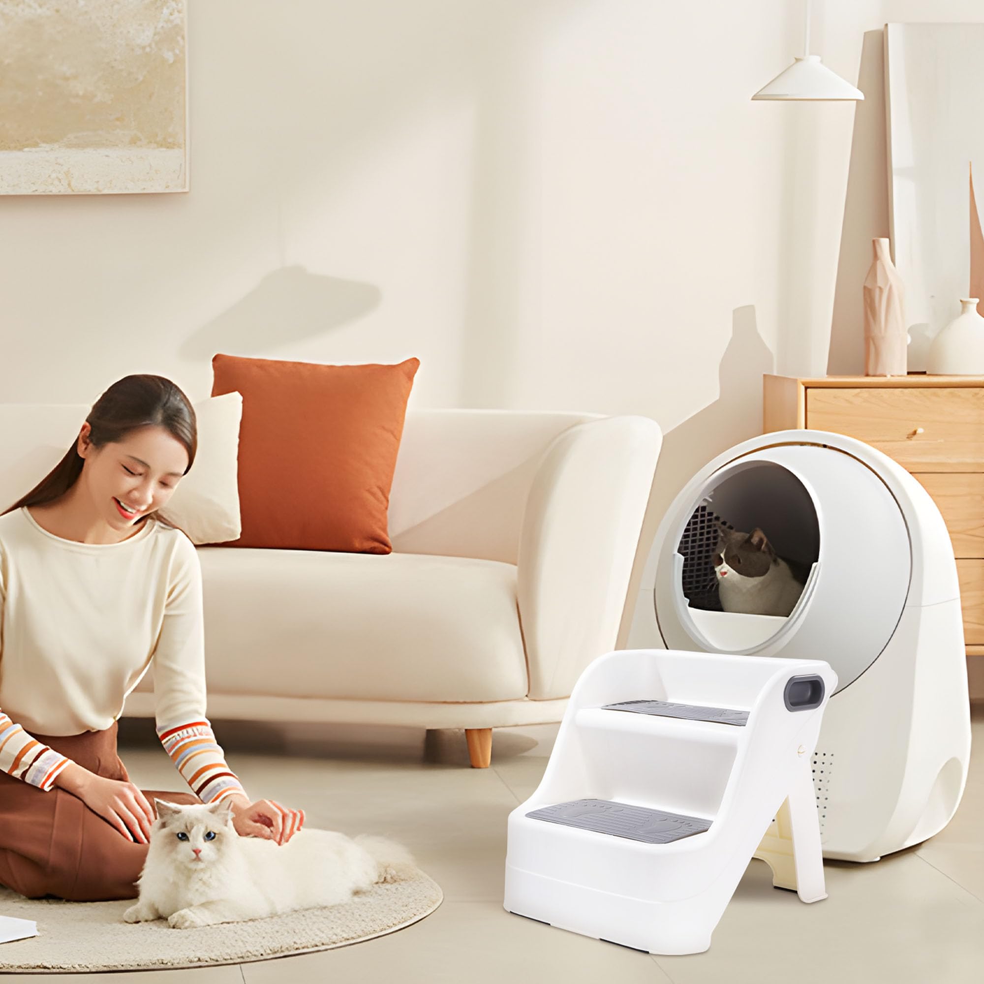 BALAPET rampe matériau plastique durable, longue durée et facile à nettoyer.