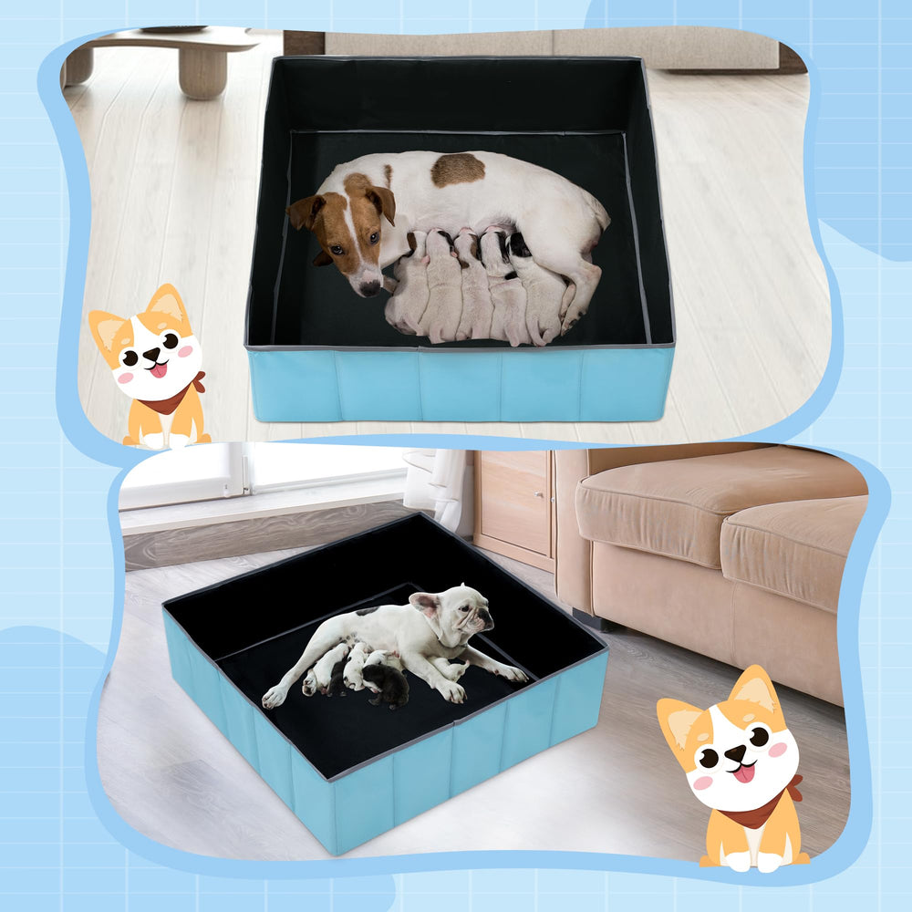 BALAPET taille large 43x43x12 pouces pour chiots moyens.
