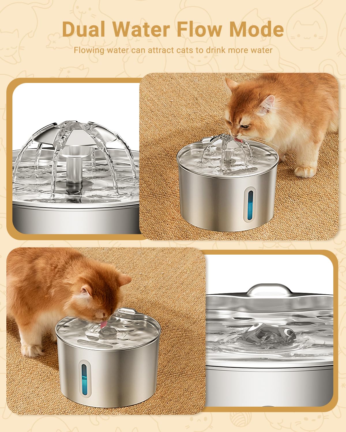 BalimoPet acier inox sans plastique – eau plus sûre pour votre animal.