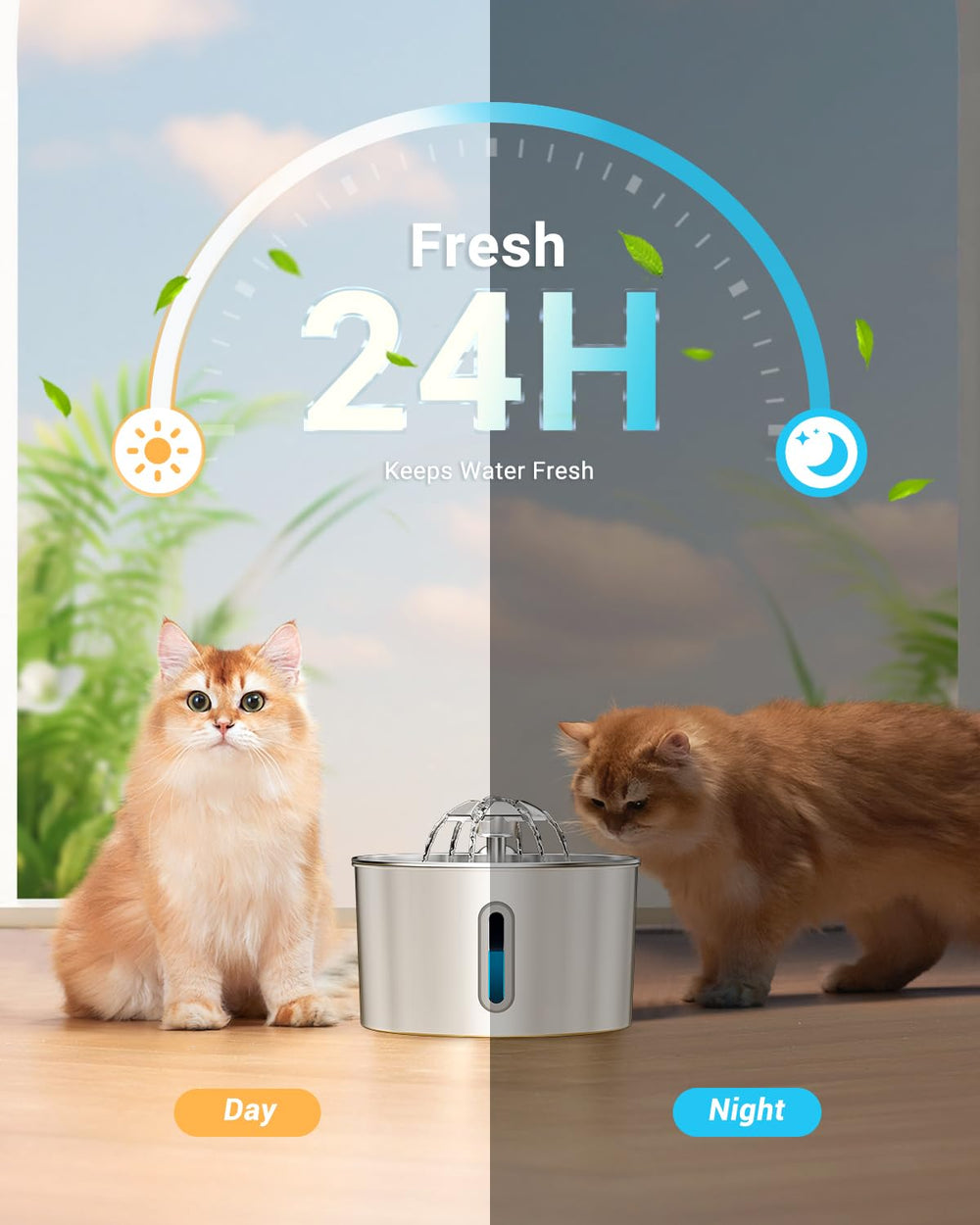 BalimoPet cycle eau auto-nettoyant – eau fraîche en continu 24h.
