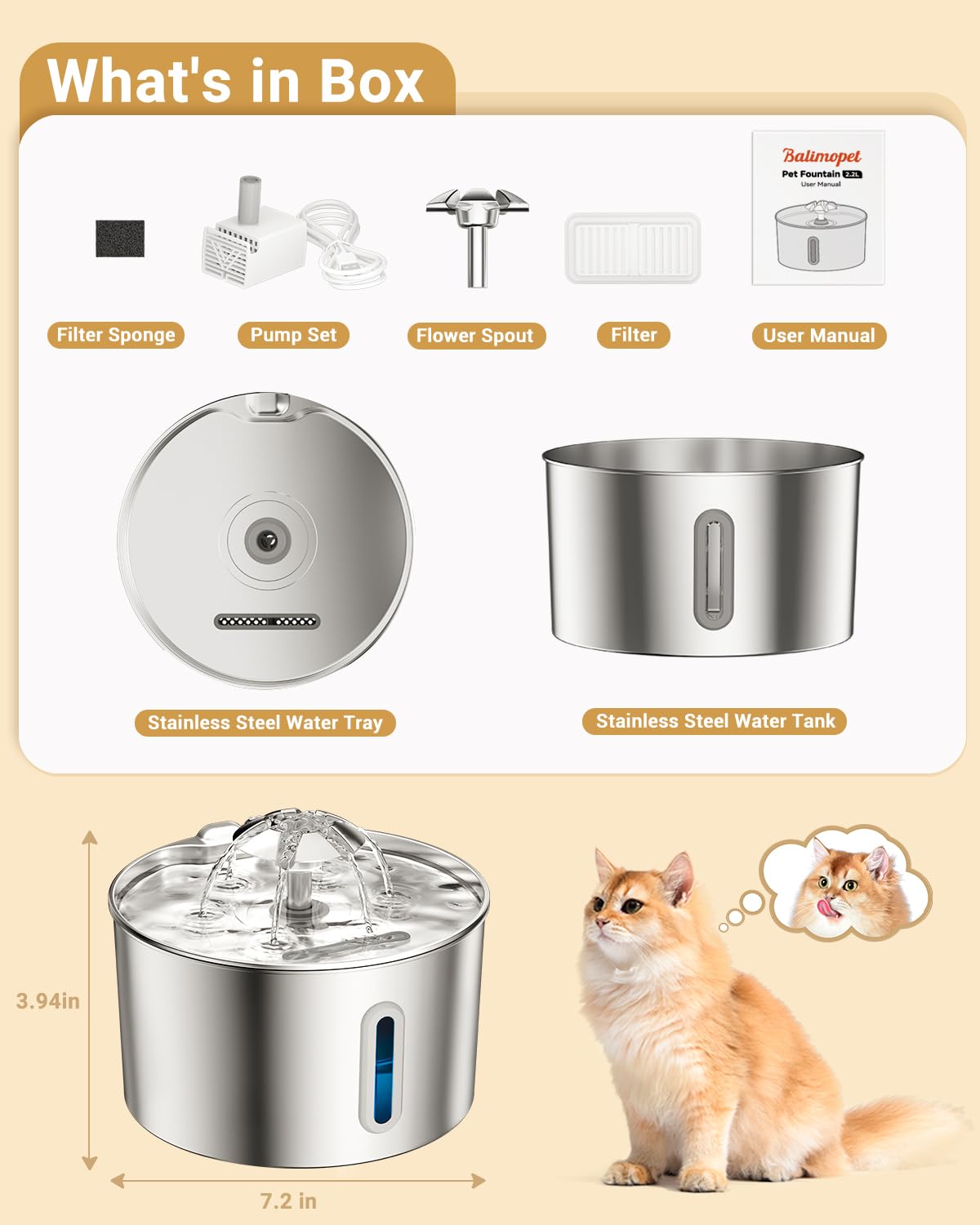 BalimoPet utilisation intérieur – design discret pour chats et chiens.