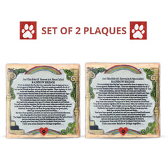 BANBERRY DESIGNS plaques arc-en-ciel animaux – ensemble 2, pour afficher vos souvenirs.