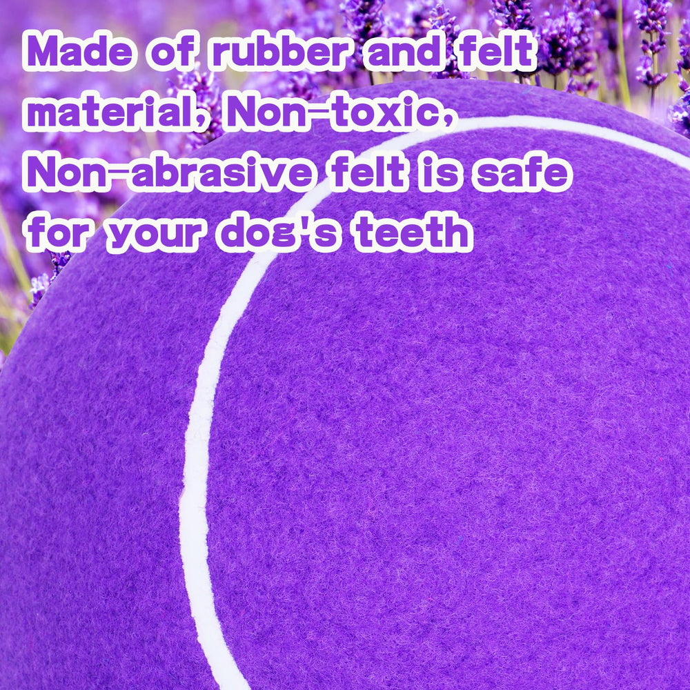 Jouet Banfeng pour le loisir canin en extérieur, balle tennis violet.