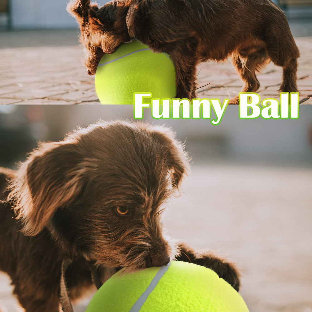 Banfeng Balle Tennis Géante livrée dégonflée et facile à gonfler chez soi.