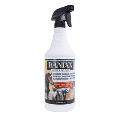 Banixx Spray Soin Animaux, bouteille pratique sans alcool pour chevaux, chiens et chats.