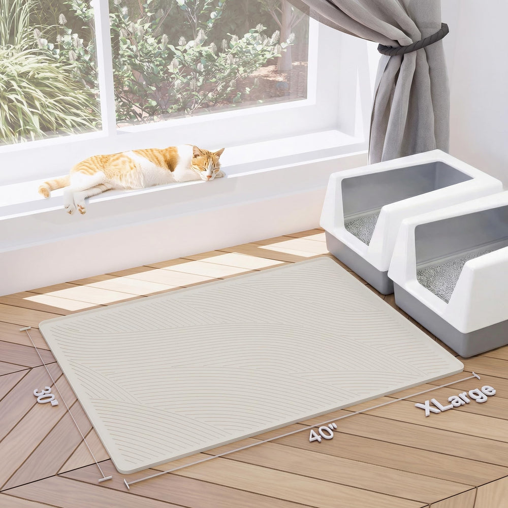 BANLYEO tapis-litiere-chat-xl-design-minimaliste s’accorde à tous les intérieurs