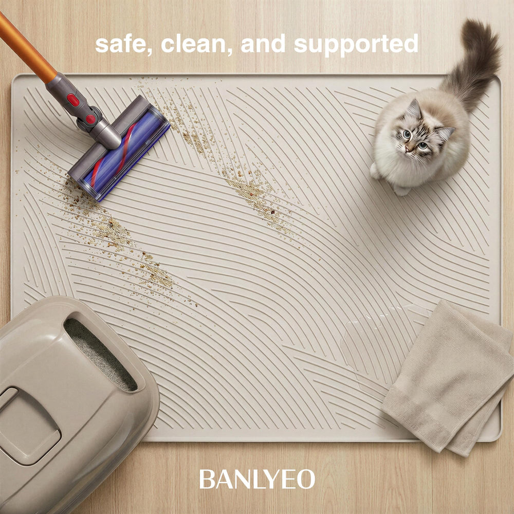 BANLYEO tapis-litiere-chat-xl-protection-sol protège les sols des salissures quotidiennes