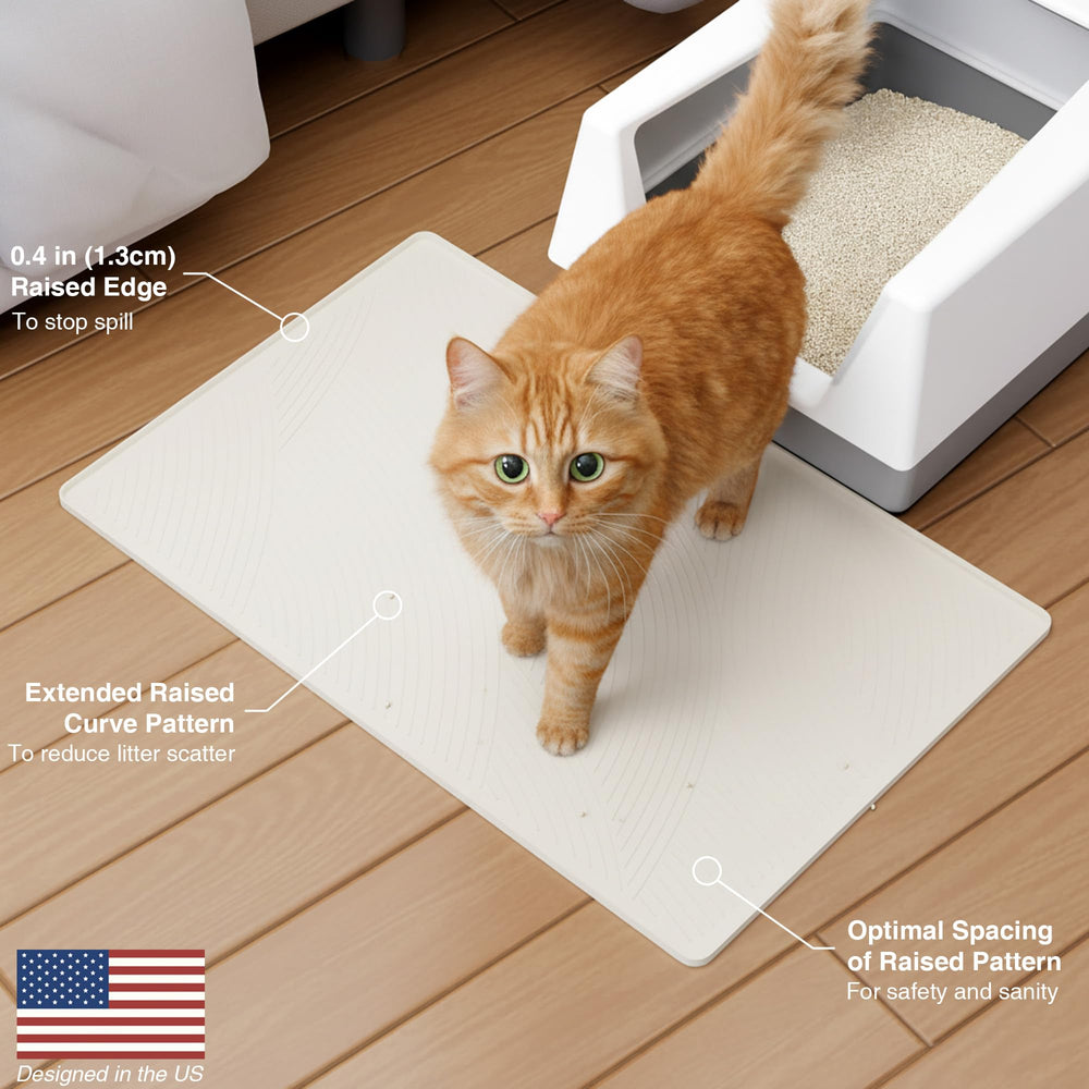 BANLYEO Tapis litière utilisation quotidienne, facile à manipuler après chaque passage.