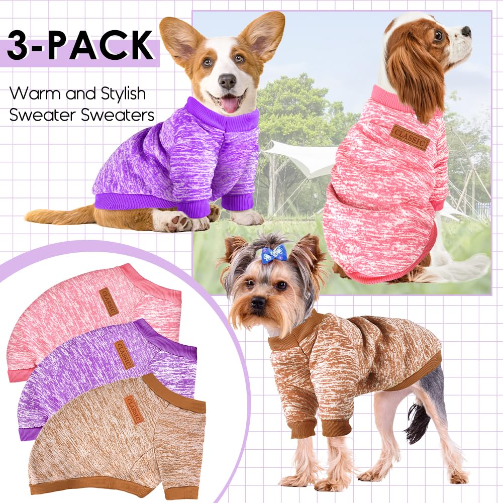 Baobicute ensemble-pulls-petits-chiens: ajustement pratique.