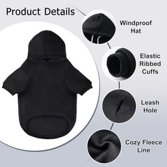 Pull BAOBICUTE pour chien – poitrine XL, confort essentiel lors des balades fraîches.