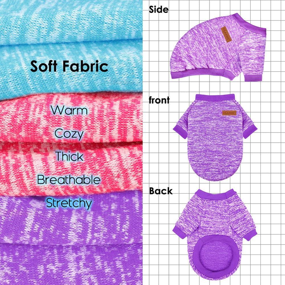 Détail élastique BAOBICUTE, pull pour chien, enfiler facilement.