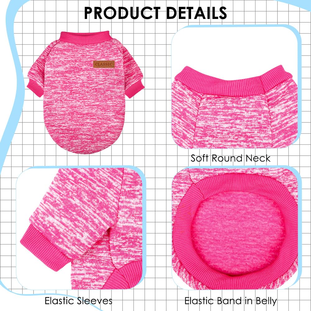 Baobicute pull petit chien rose porté, look tendance et confort.