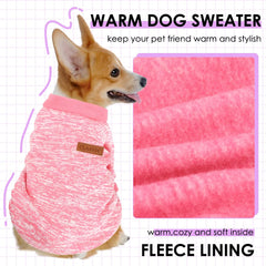 Pull Baobicute bleu pour petit chien, facile à enfiler et doux.