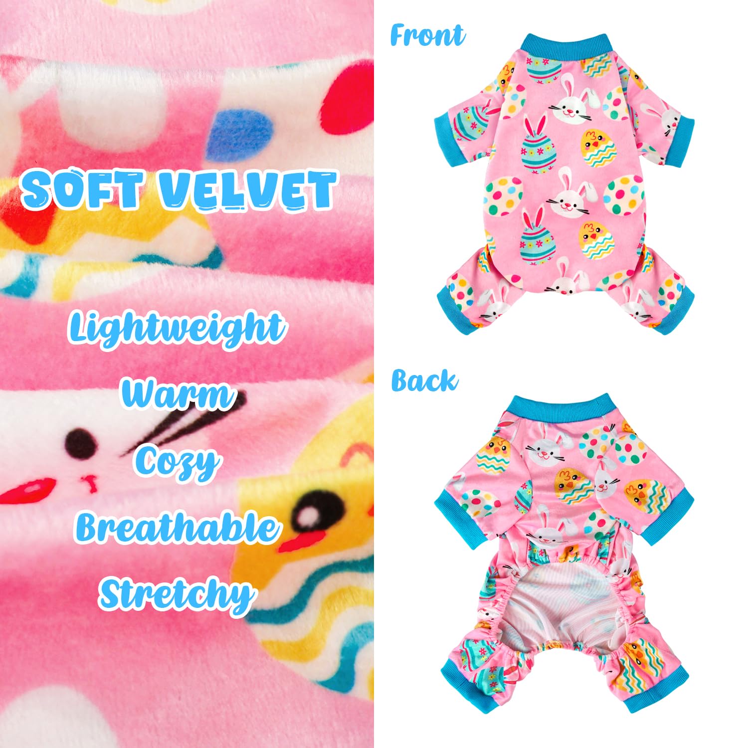 Baobicute pyjama chien enfilerfacile pour un dressing sans effort