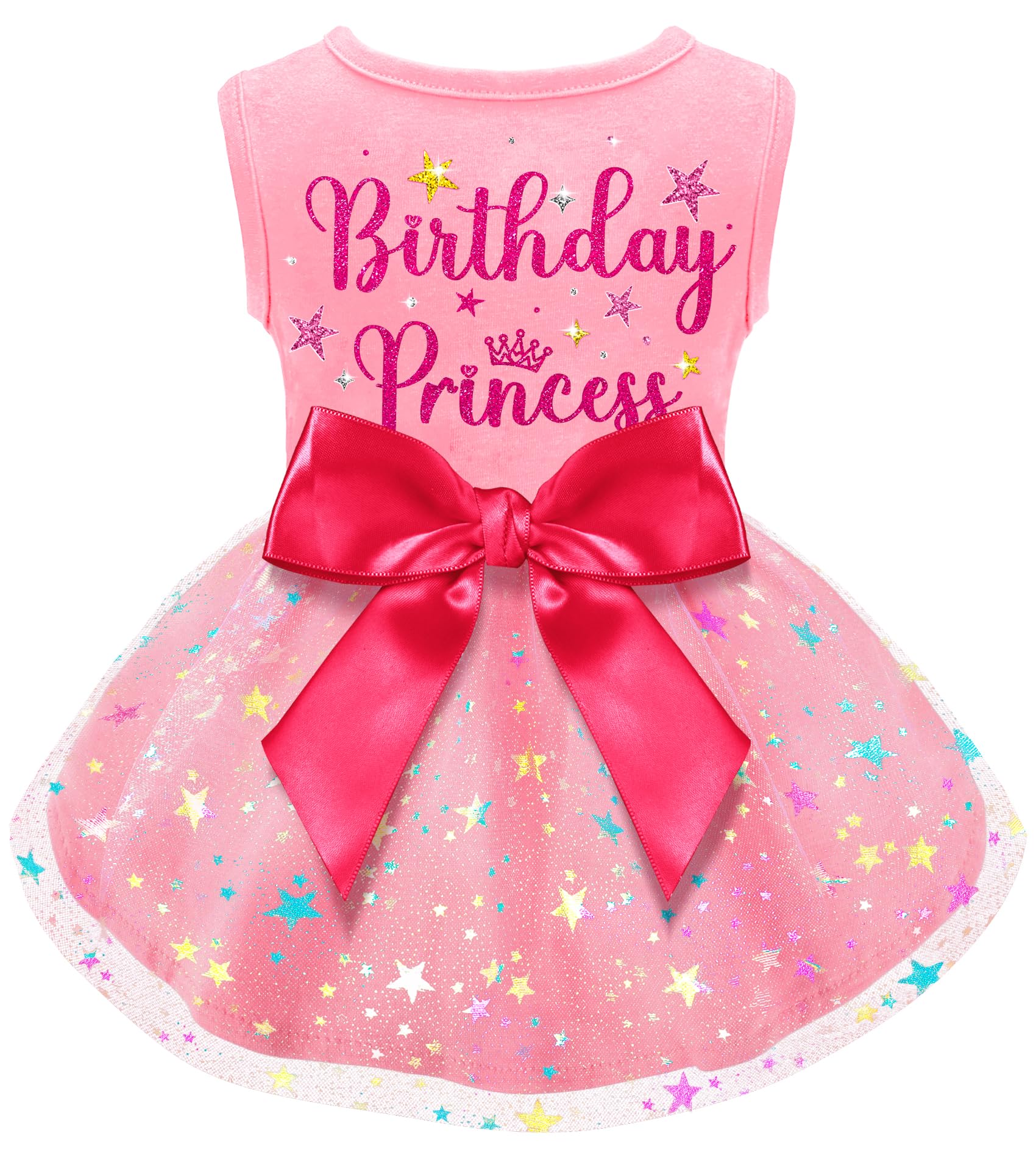 BAOBICUTE robe anniversaire chien noeud tulle pour un confort festif et élégant
