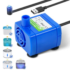 Baofum DR-DC160 pompe submersible pour fontaine chat avec LED intégré.