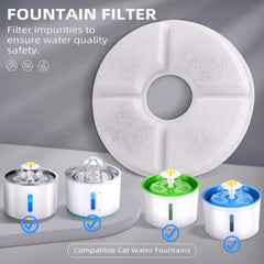 Baofum filtre charbon actif pour fontaine chat, odeurs réduites.