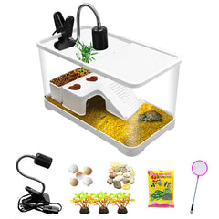 Baoyemes tortue-bassin-kit-complet facilite un démarrage simple de l'habitat aquatique.