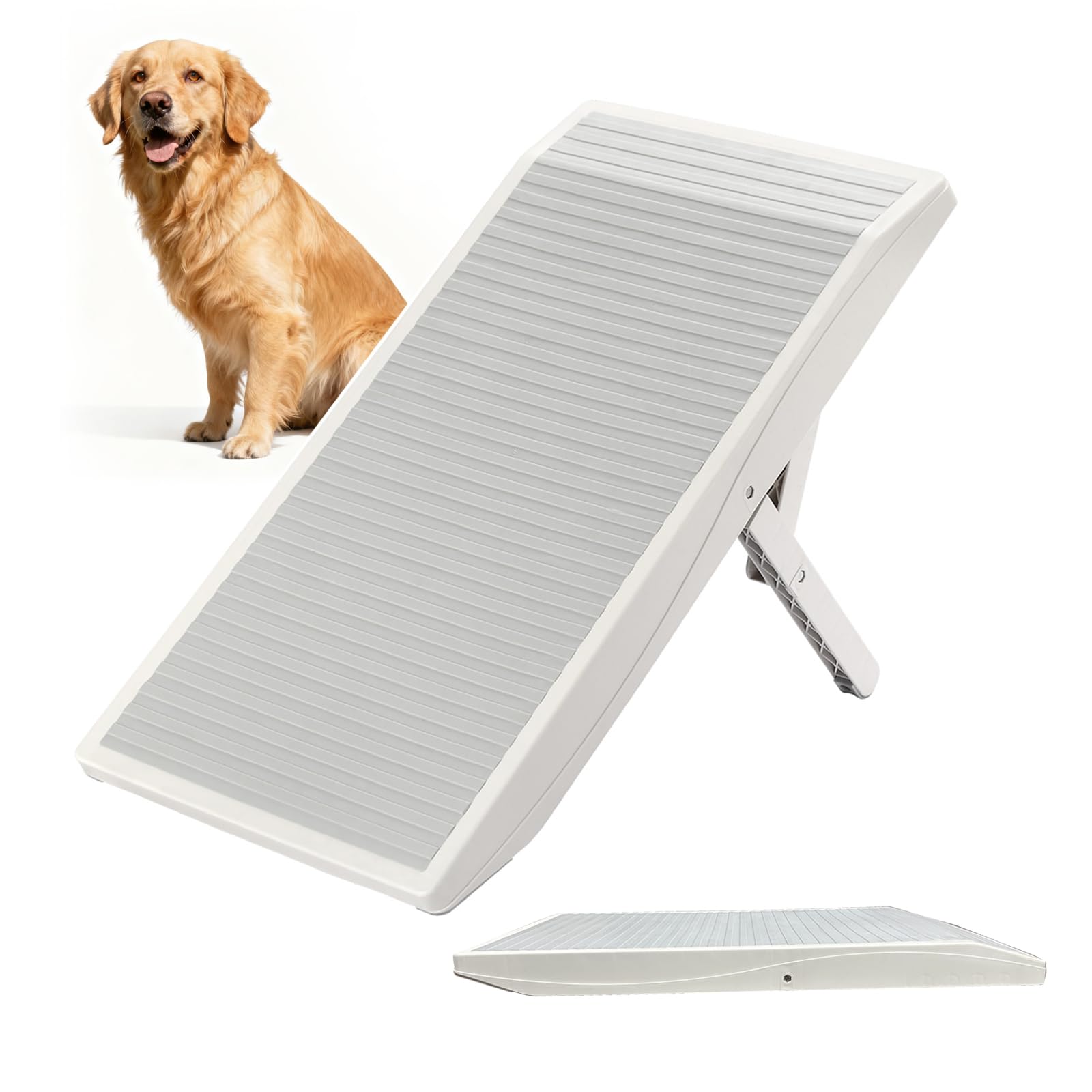 BAQTALE Rampe capacité 100-lbs: supporte chiens jusqu’à 100 lb.