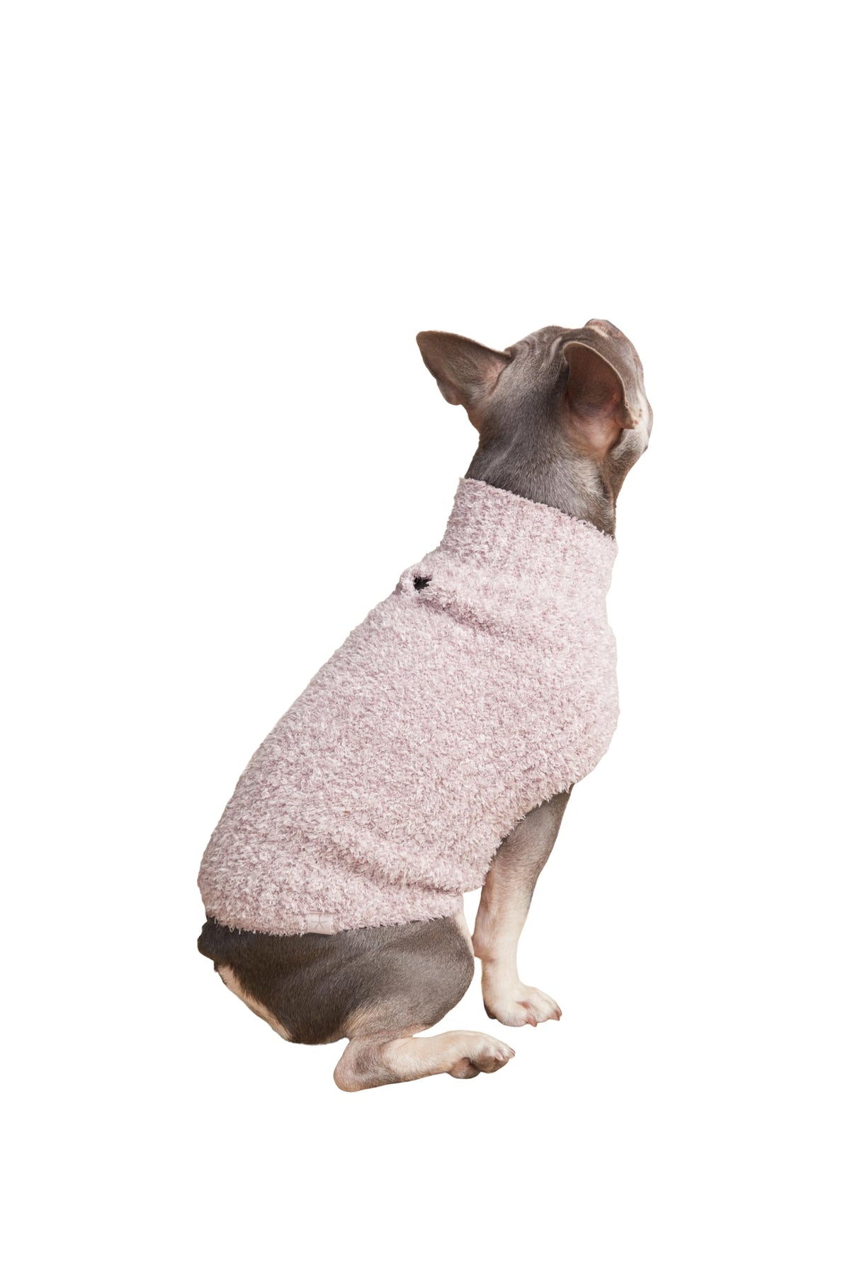 Pull Barefoot Dreams pour chien à côtes Vintage Rose, chaleur douce.