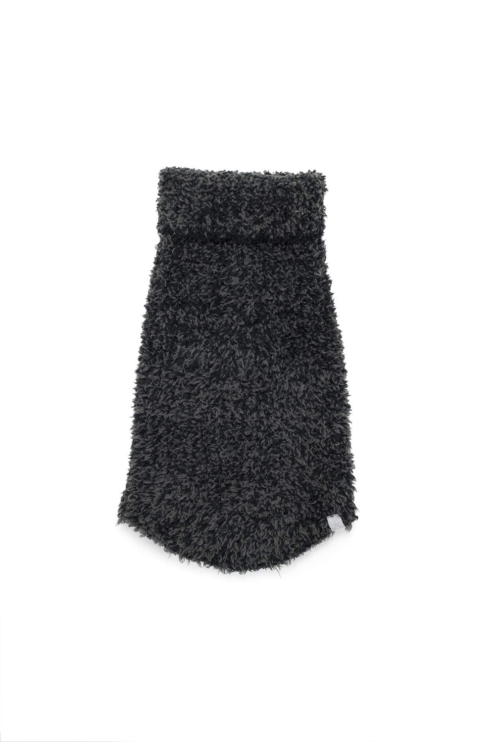 Ouverture pour laisse sur le pull, pratique pour les promenades.