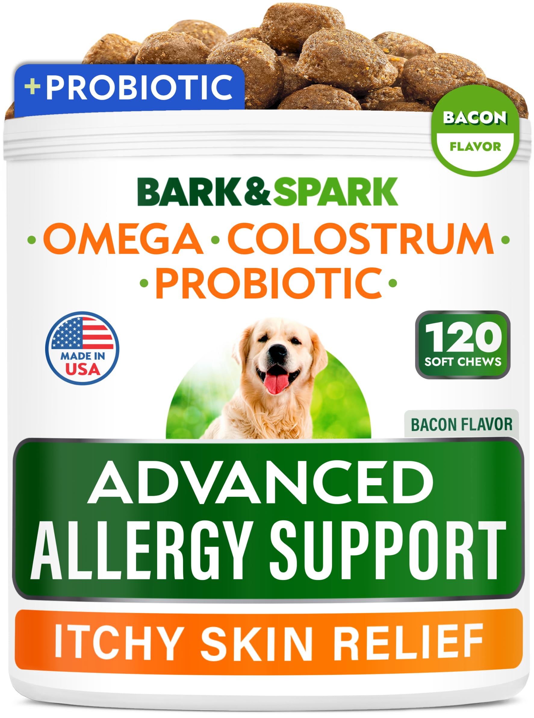 BARK&SPARK friandises tendres en bouteille, soutien potentiel pour la gestion saisonnière.