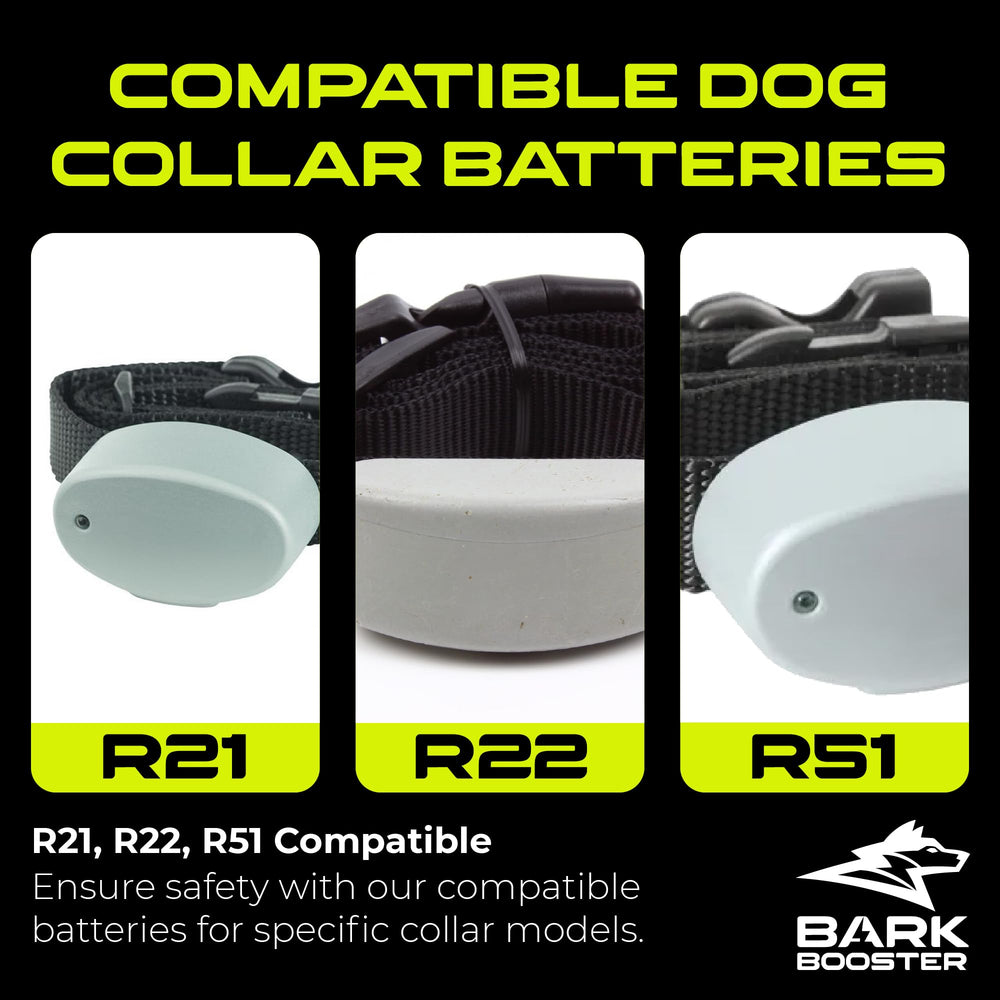 Pile Bark Booster durable pour clôture électronique canine.