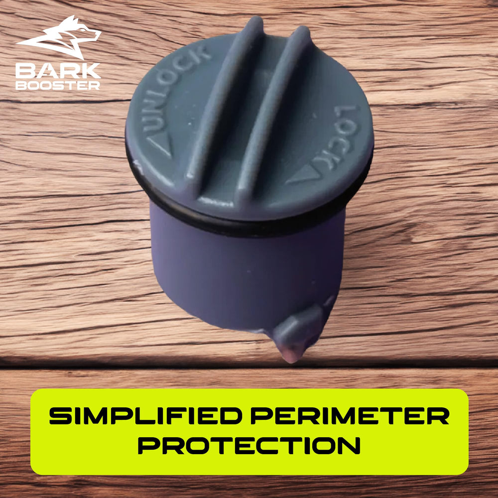 Installation simple de la pile Bark Booster, remplacement sans effort.