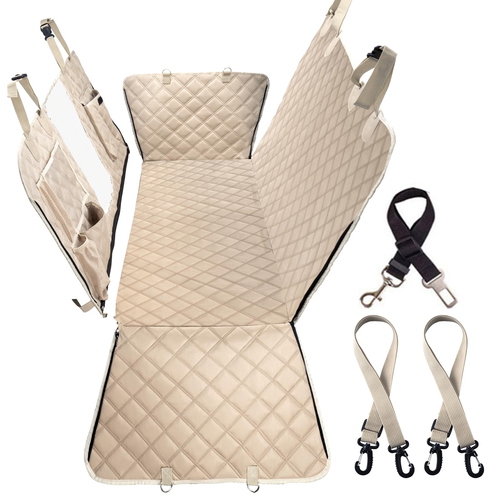 Bark Lover couvre-siège arrière en hamac; protège et offre confort pour chien.