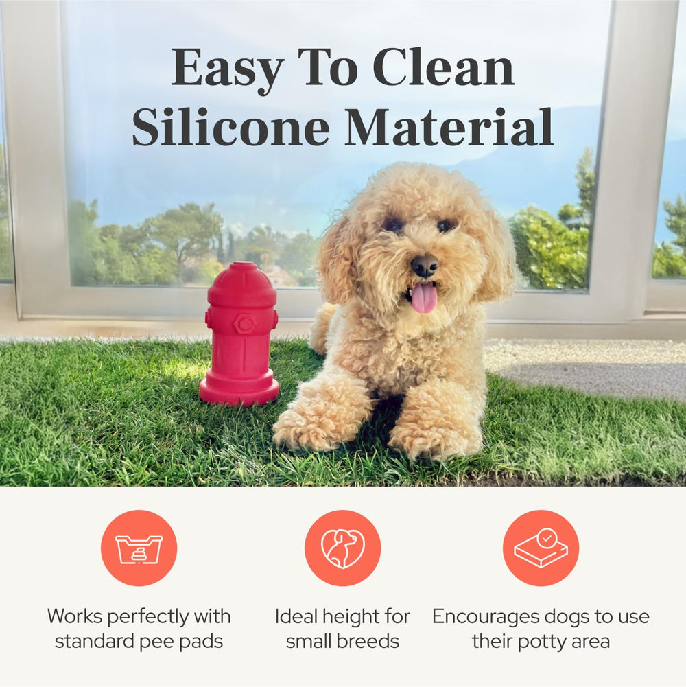 Bark Potty silicone-petit-chien-gris: surface douce et nettoyage facile.