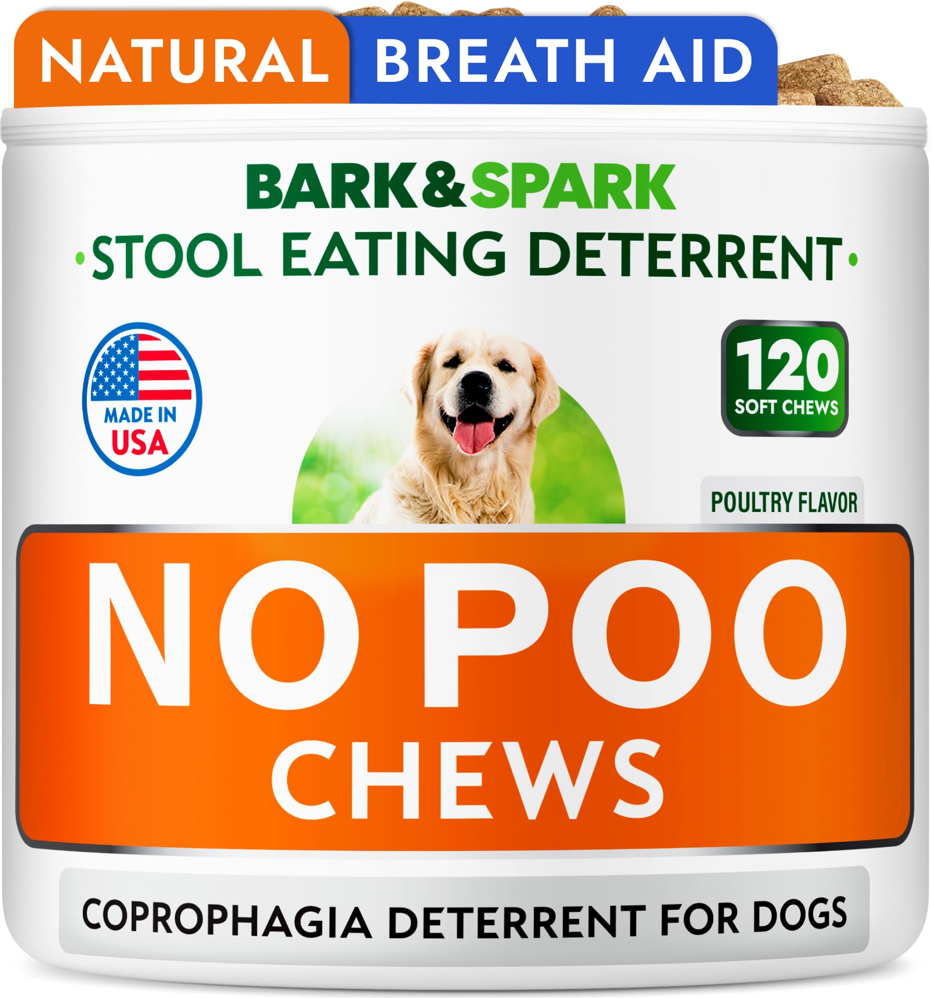 BARK&SPARK friandises poulet en boîte, soutien digestif potentiel