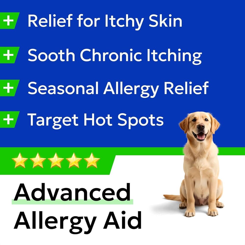 BARK&SPARK gommes allergie chien arômes naturels pour atténuer les démangeaisons.