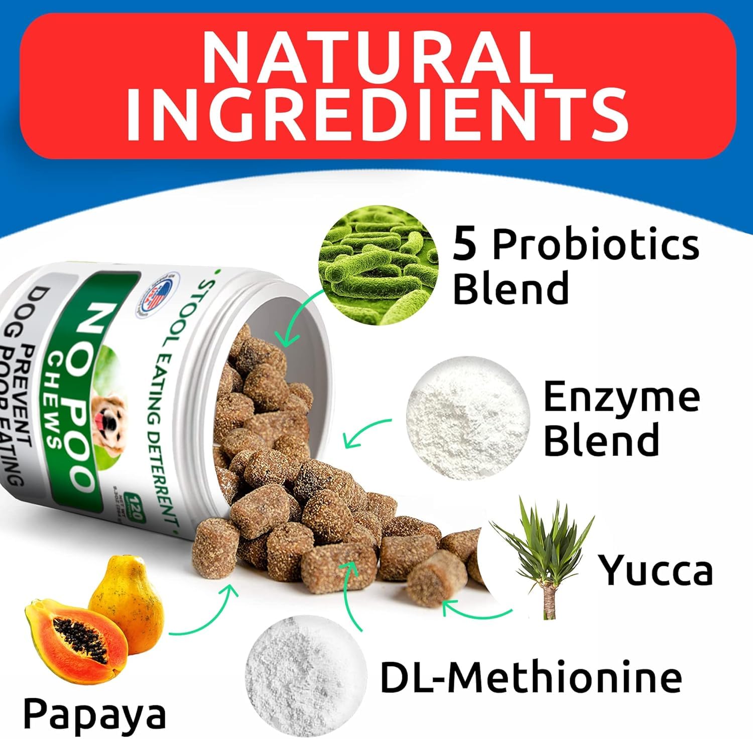 BARK&SPARK friandises digestion et probiotiques pour chiens