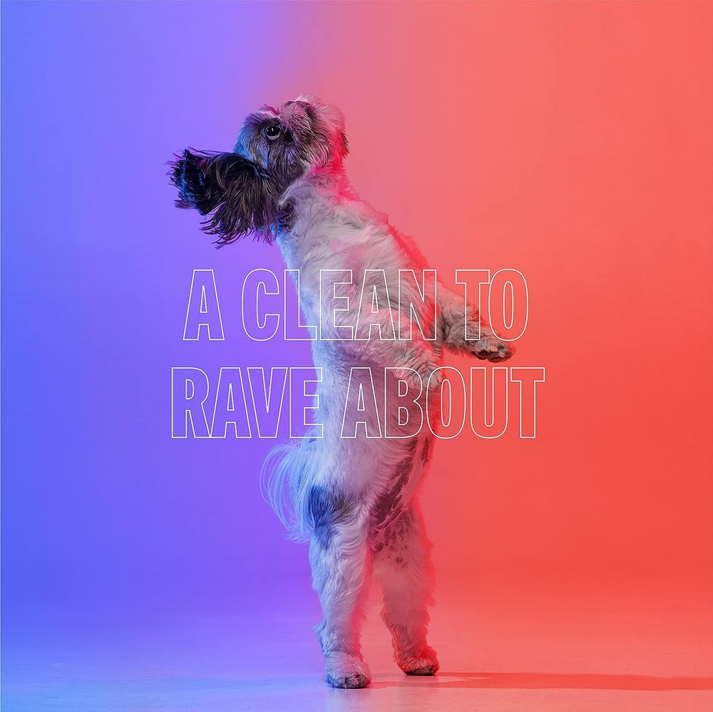 Bark2Basics Rock the Dog, produit sans cruauté et biodégradable pour soin animal.