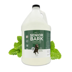 Bark2Basics Senior Bark Shampoing flacon: soin doux pour le pelage âgé.
