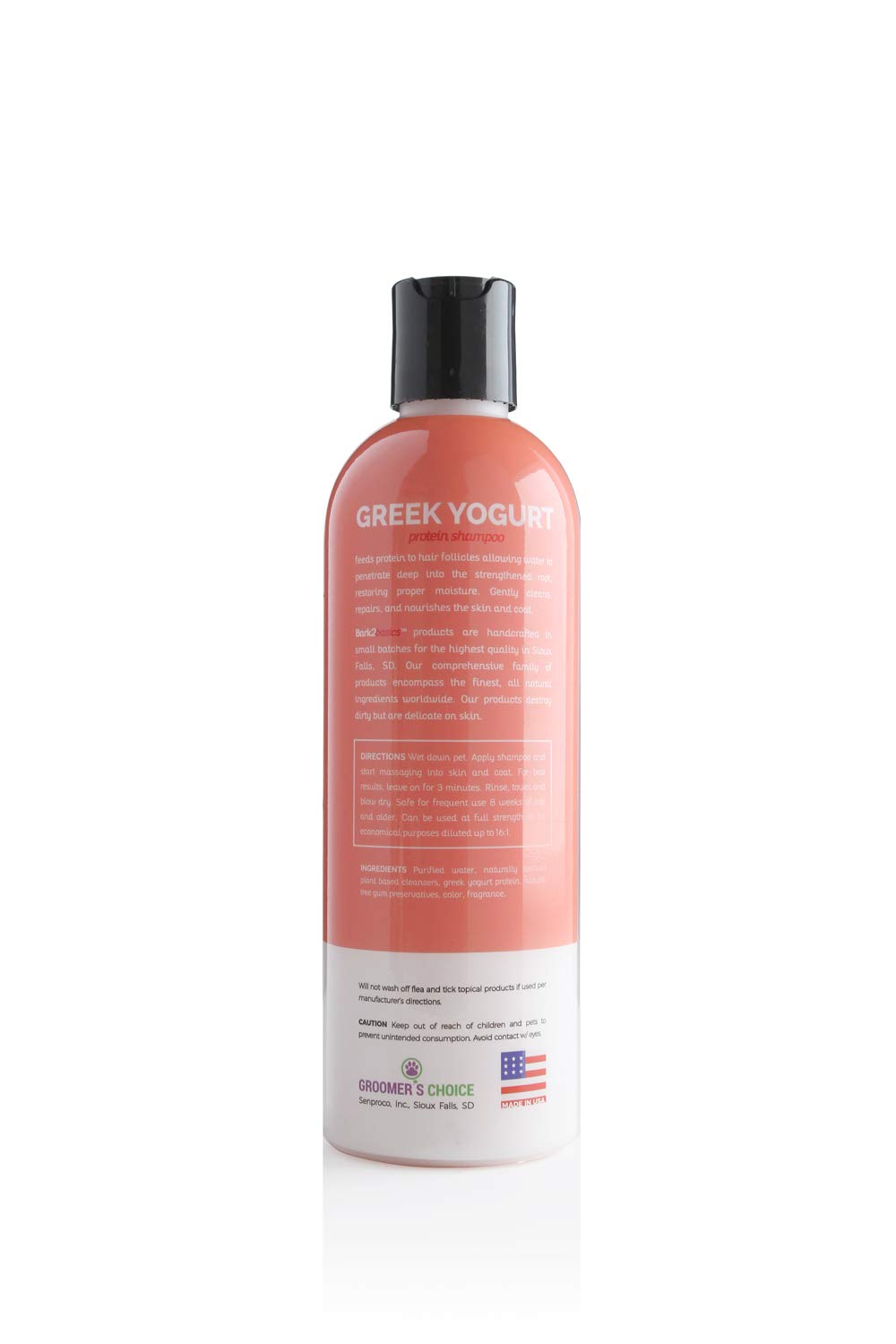 Mousse riche Bark2Basics enveloppe le pelage pour une couverture uniforme.