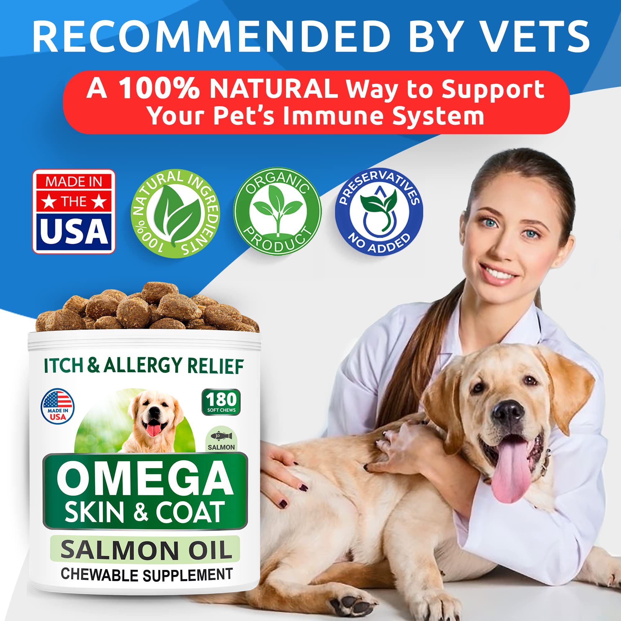 Emballage Bark&SPARK Omega 3 reflétant qualité et sécurité.
