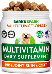 BARK&SPARK friandises multivitamines pour chien, soutien global et goût appétant