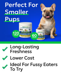 Gommes Bark&Spark molles pour chiens, texture agréable et appétente.