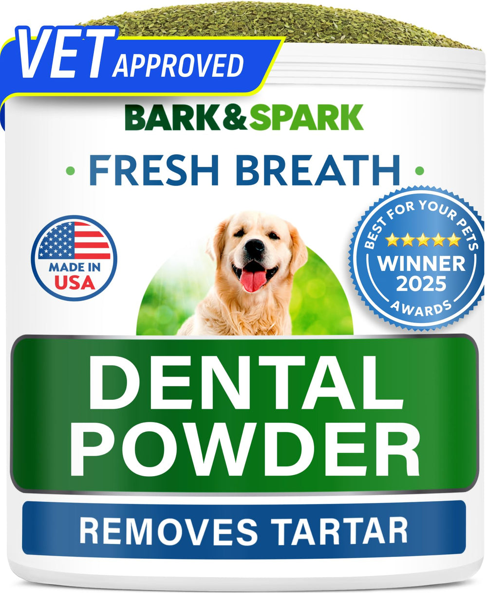 BARK&SPARK poudre dentaire usage quotidien chien haleine plus fraîche
