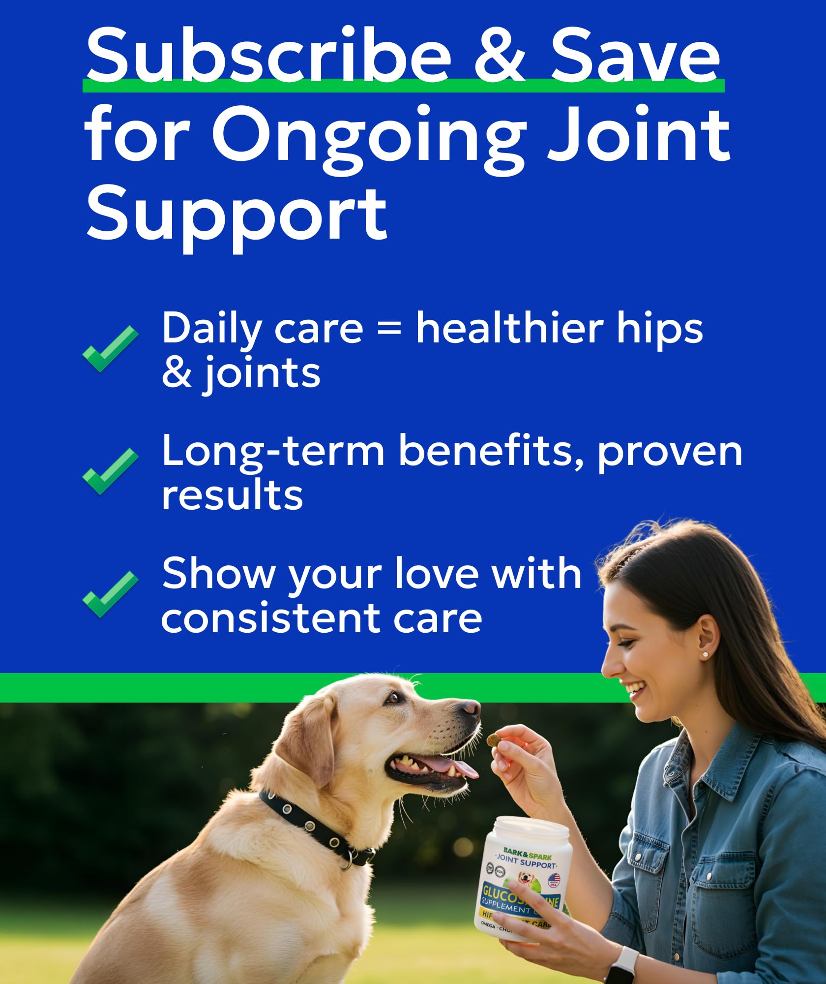 Mode d’emploi quotidien facile pour chien actif ou senior.