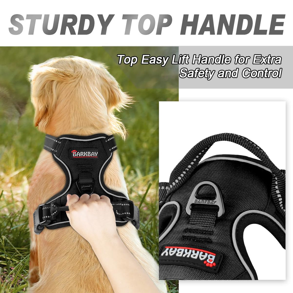 BARKBAY harnais quatre points d'ajustement pour un ajustement personnalisé.